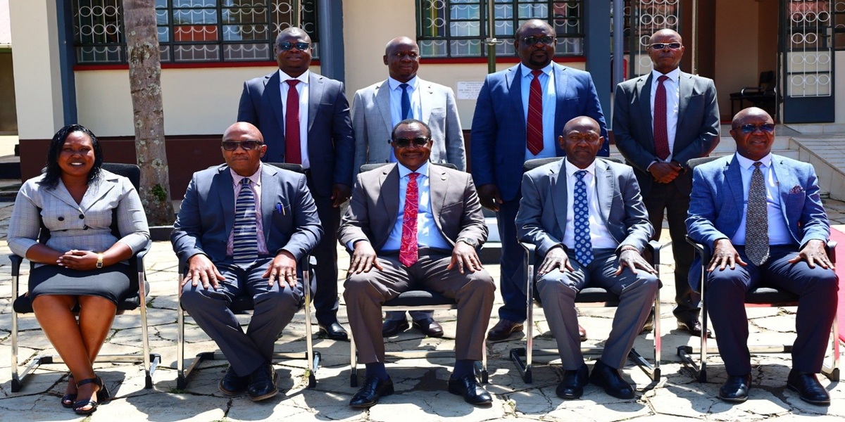 CS Hon. Julius Migos Ogamba, EBS, joins the KAFU Council and leadership for a group photo, signaling a collective commitment to governance and excellence.