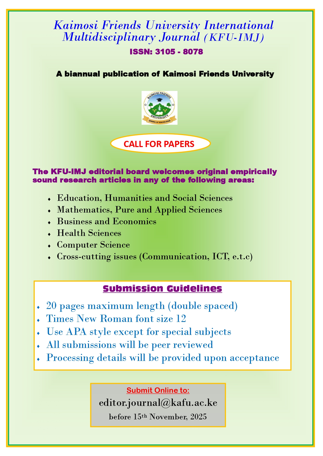 KAIMOSI JOURNAL CALL FOR PAPERS 1 page 0001